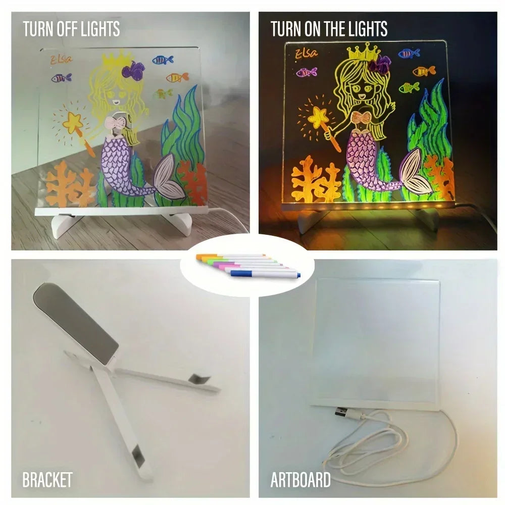 Glow & Scribble LED Art Board