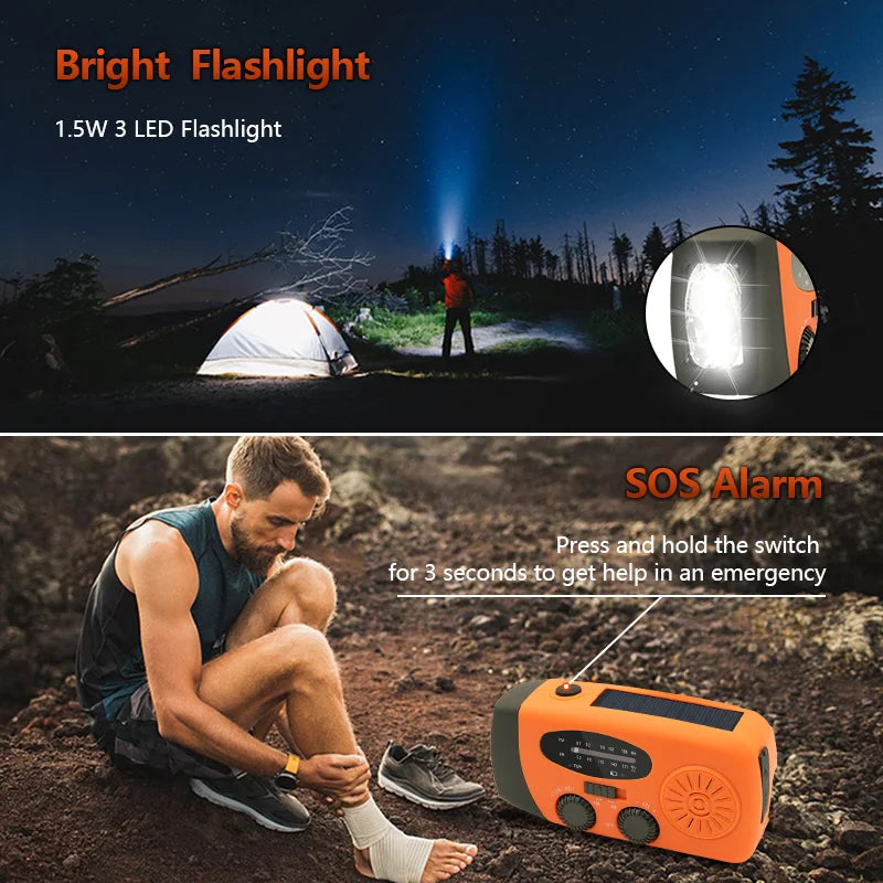 SolarPower Emergency Radio & Charger