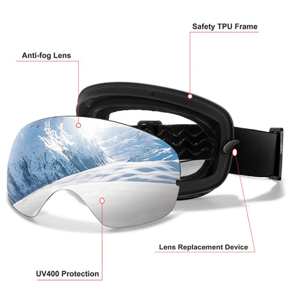 Ultimate Antifog Ski Goggles