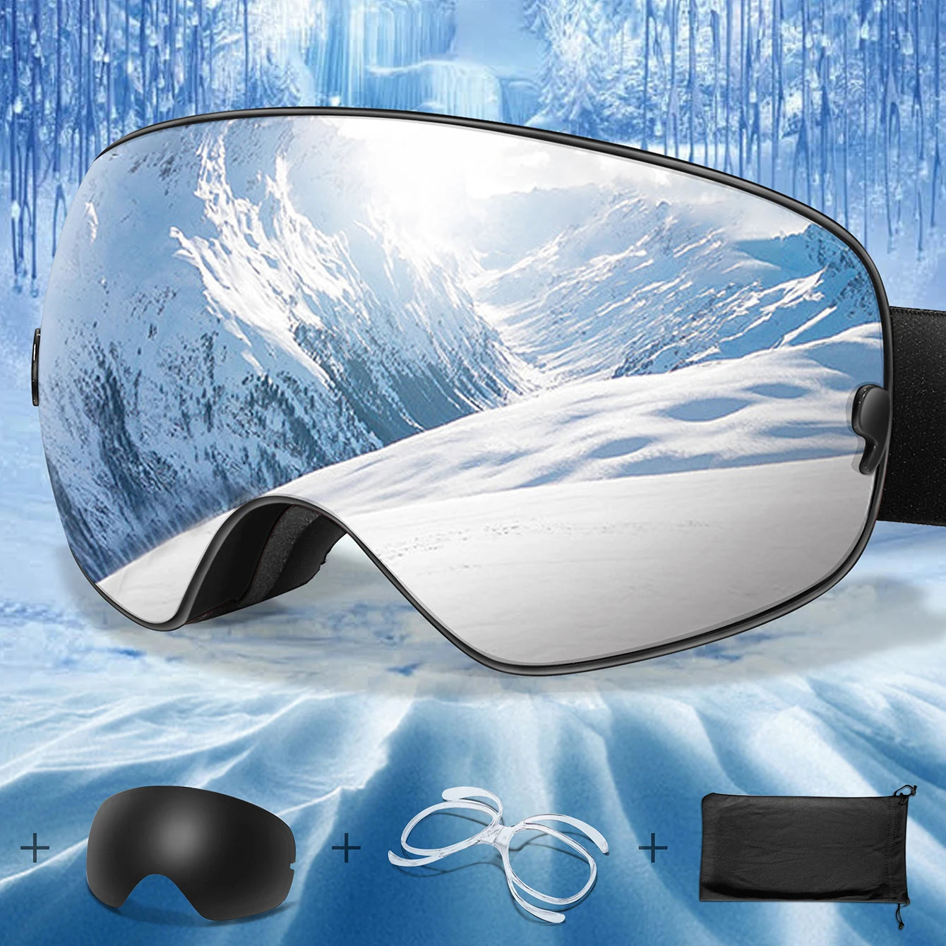 Ultimate Antifog Ski Goggles